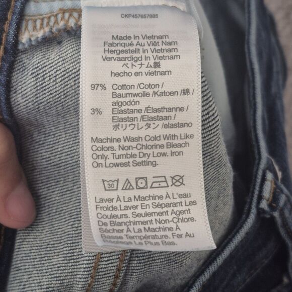 Madewell Women's Cotton Blend Curvy High Rise Skinny Jeans 28 - Picture 6 of 11